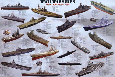 World War II War Ships