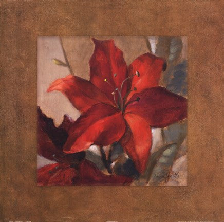 Crimson Fleurish II (brown boarder)