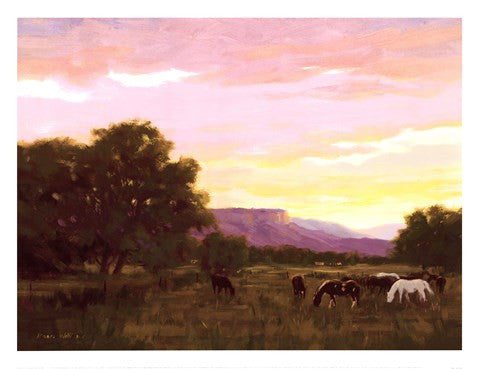 Grazing Below The Mesa