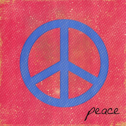 Peace - Blue and Pink