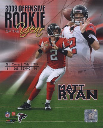 Matt Ryan 2008 Rookie of the Year Portrait Plus