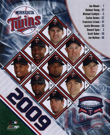 2009 Minnesota Twins Team Composite