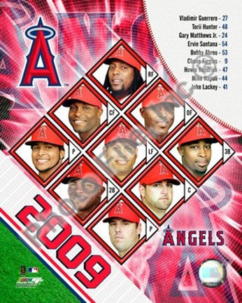 2009 Los Angeles Angels Team Composite