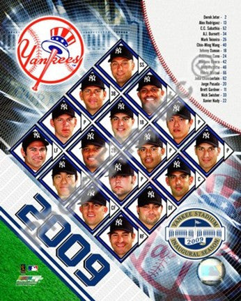 2009 New York Yankees Team Composite