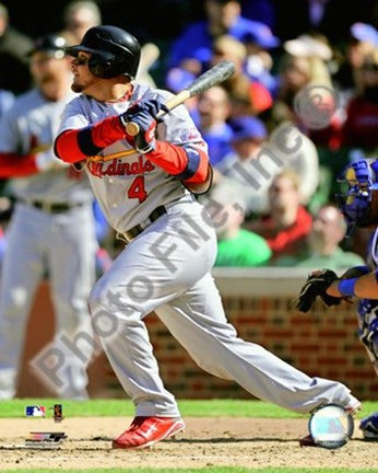 Yadier Molina 2009 Batting Action