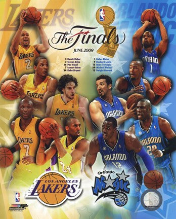 '09 NBA Finals Match Up - Lakers - Magic