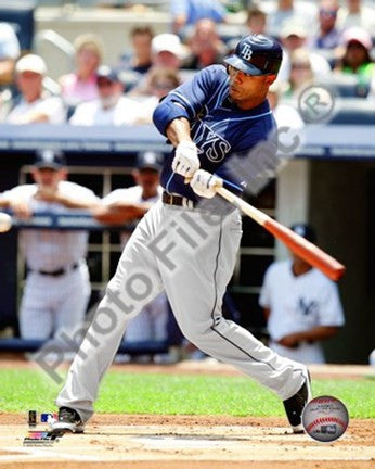 Carl Crawford 2009 Batting Action