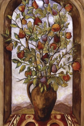 Bouquet Of Figs, Pears And Pomegranates