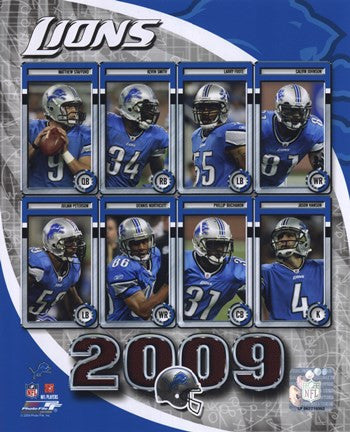 2009 Detroit Lions Team Composite