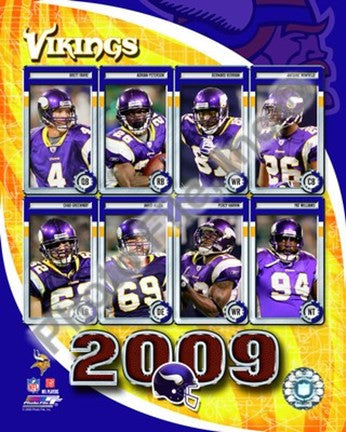 2009 Minnesota Vikings Team Composite