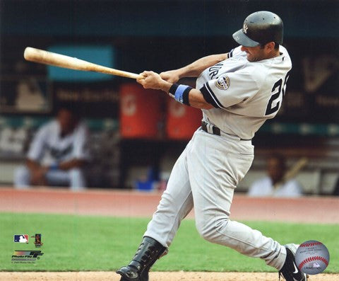 Jorge Posada 2009 Batting Action