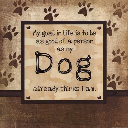 Good Person As My Dog Thinks