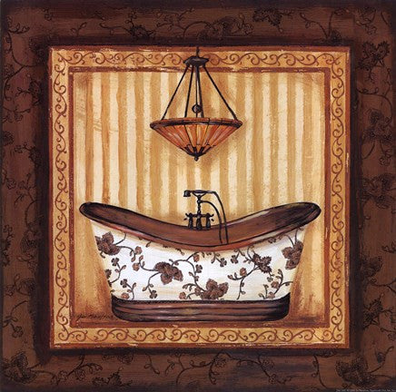 Copper Paisley Bath I