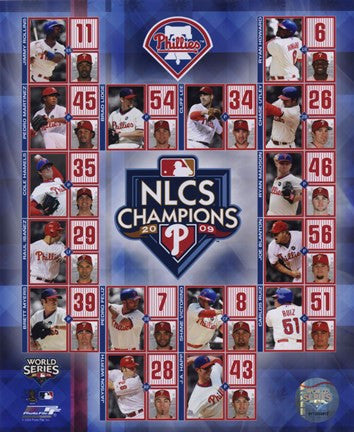 2009 Philadelphia Phillies National League Champions Composite