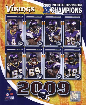 2009 Minnesota Vikings NFC West Divison Champions Composite