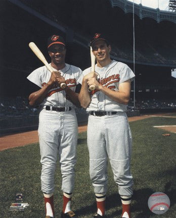 Frank Robinson and Brooks Robinson COLOR