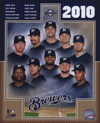 2010 Milwaukee Brewers Team Composite