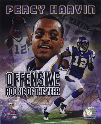 Percy Harvin Offensive Rookie Of The Year Composite