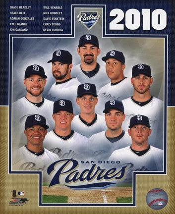 2010 San Diego Padres Team Composite