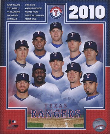 2010 Texas Rangers Team Composite