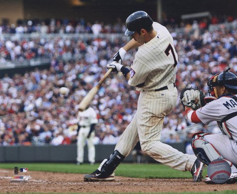 Joe Mauer 2010 Action