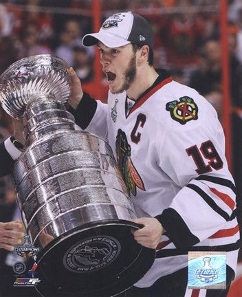 Jonathan Toews with the 2009-10 Stanley Cup (#26)