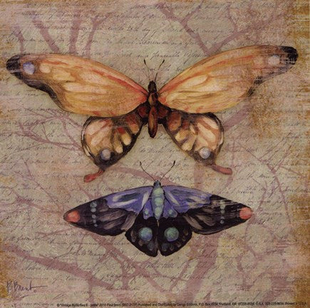 Vintage Butterflies II - petite