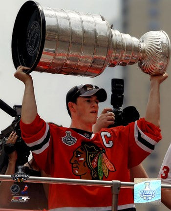 Jonathan Toews Chicago Blackhawks 2010 Stanley Cup Champions Victory Parade (#49)