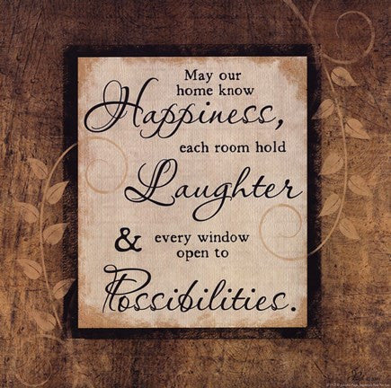 Happiness, Laughter, Possibility