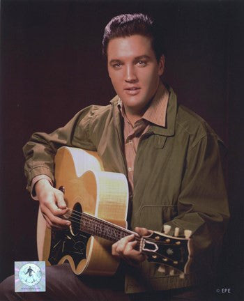 Elvis Presley Wearing Olive Jacket (#8)