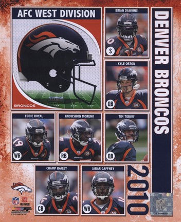 2010 Denver Broncos Team Composite