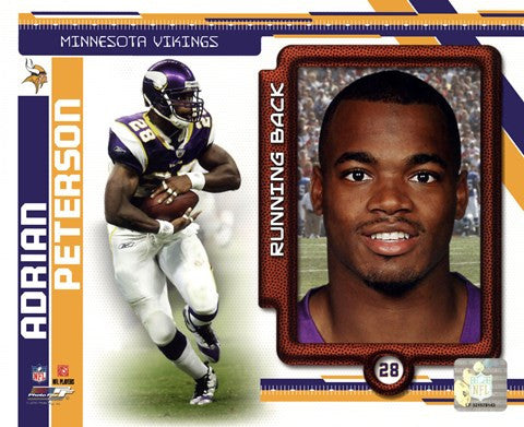 Adrian Peterson 2010 Studio Plus