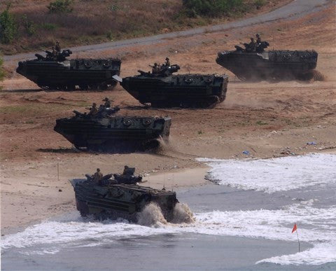 Assault Amphibious Vehicles (AAV) United States Marine Corps