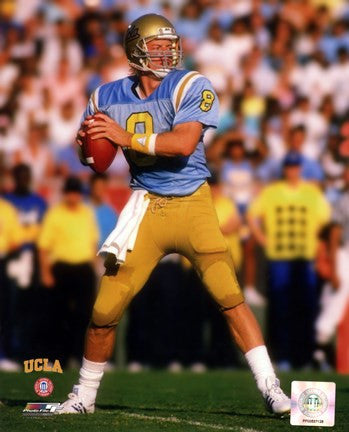 Troy Aikman Bruins 1988  Football Action