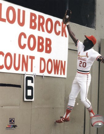 Lou Brock Action