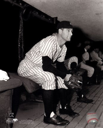 Lou Gehrig Posed