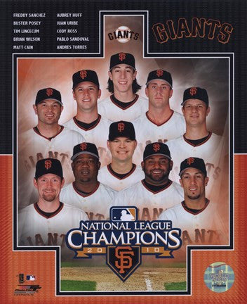 San Francisco Giants 2010 National League Champions Composite