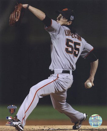 Tim Lincecum Game Five of the 2010 World Series Action