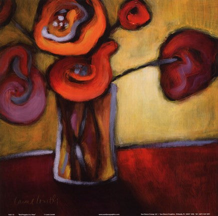 Red Poppies in a Vase (full)