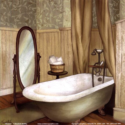 Green Farmhouse Bath II