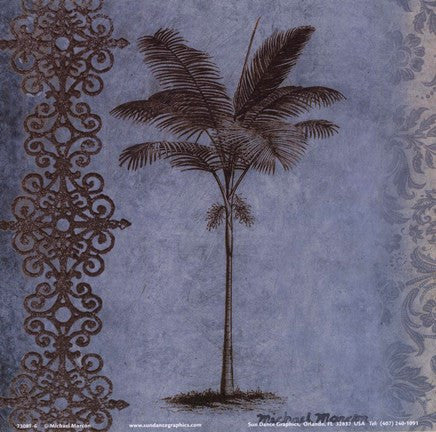 Palm on Blue I