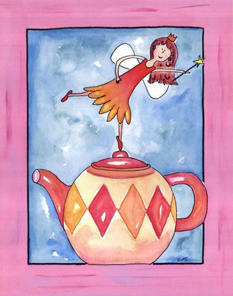 Harlequin Teapot Fairy