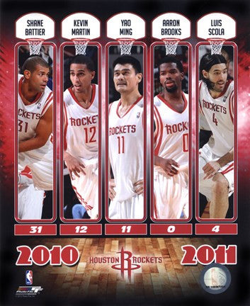 2010-11 Houston Rockets Team Composite