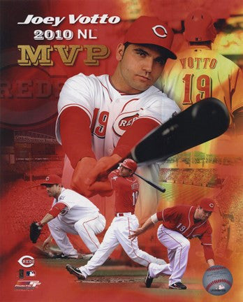 Joey Votto 2010 National League MVP Portrait Plus