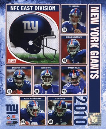 2010 New York Giants Team Composite