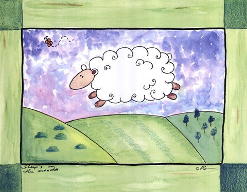 Sheep In The Meadow