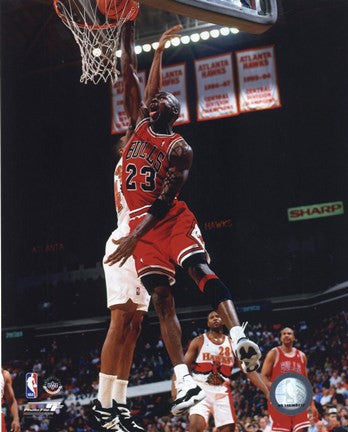 Michael Jordan 1996 Action