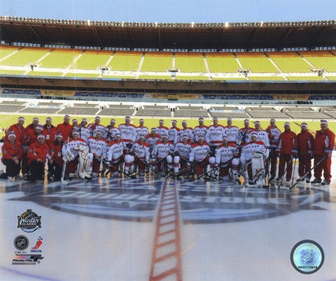 The Washington Capitals Team Photo 2011 NHL Winter Classic