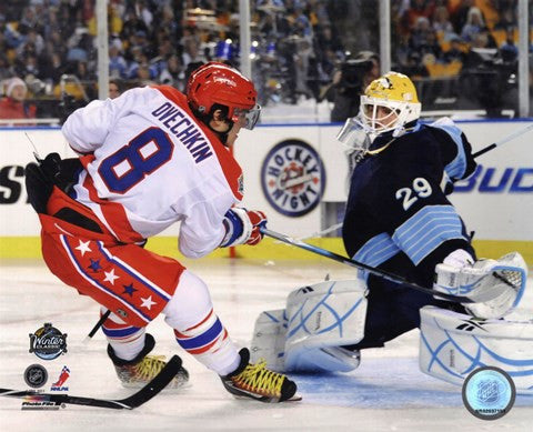 Alex Ovechkin 2011 NHL Winter Classic Action