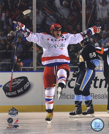 Alex Ovechkin 2011 NHL Winter Classic Action